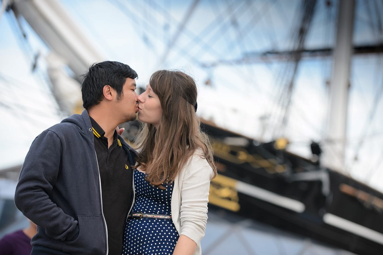 Cutty sark engagement photography