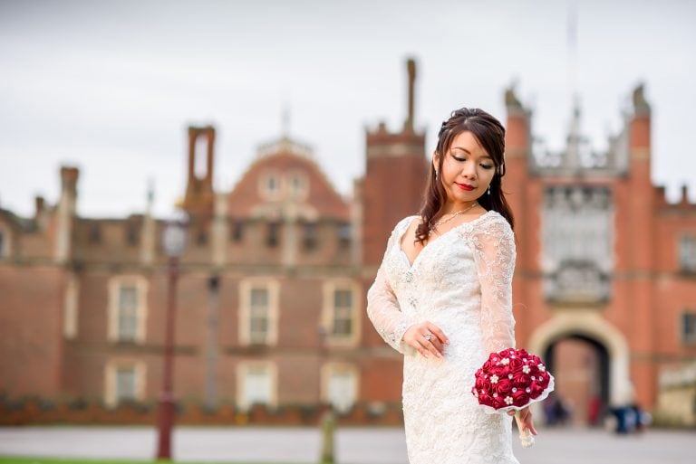 Hampton court palace wedding photographer